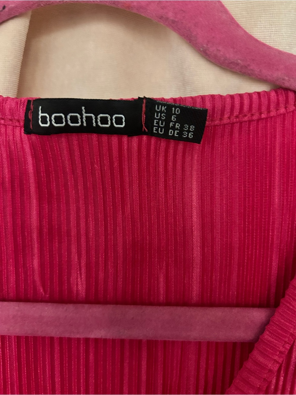 Boohoo Hot Pink Ruffle Maxi Dress - Picture 10 of 15